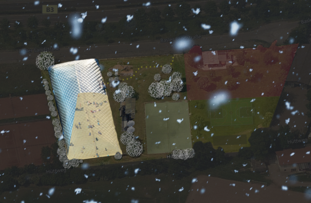 Vision Bebauung Winter