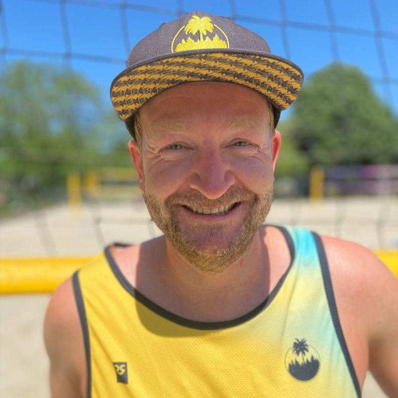 Porträt Lukas Deggelmann vom Beachverein Freiburg