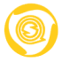 Spikeball-Logo Gelb/Weiß
